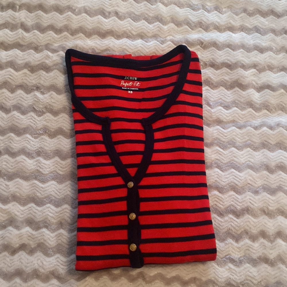 J. Crew Striped Tee Size XS